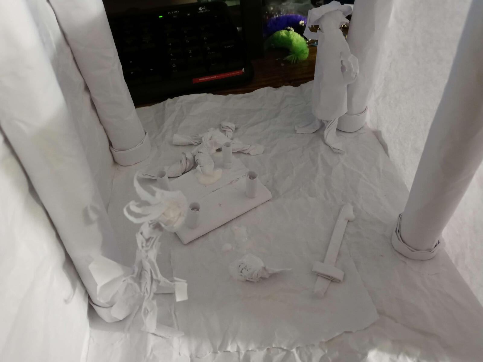 Murder at Constantinne Manor (Scene Made with Paper)