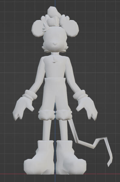 Mikie 3D Model (WIP)