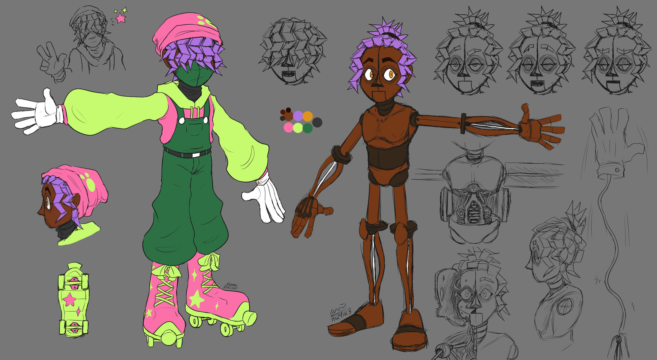 Puppet Boy Reference Sheet