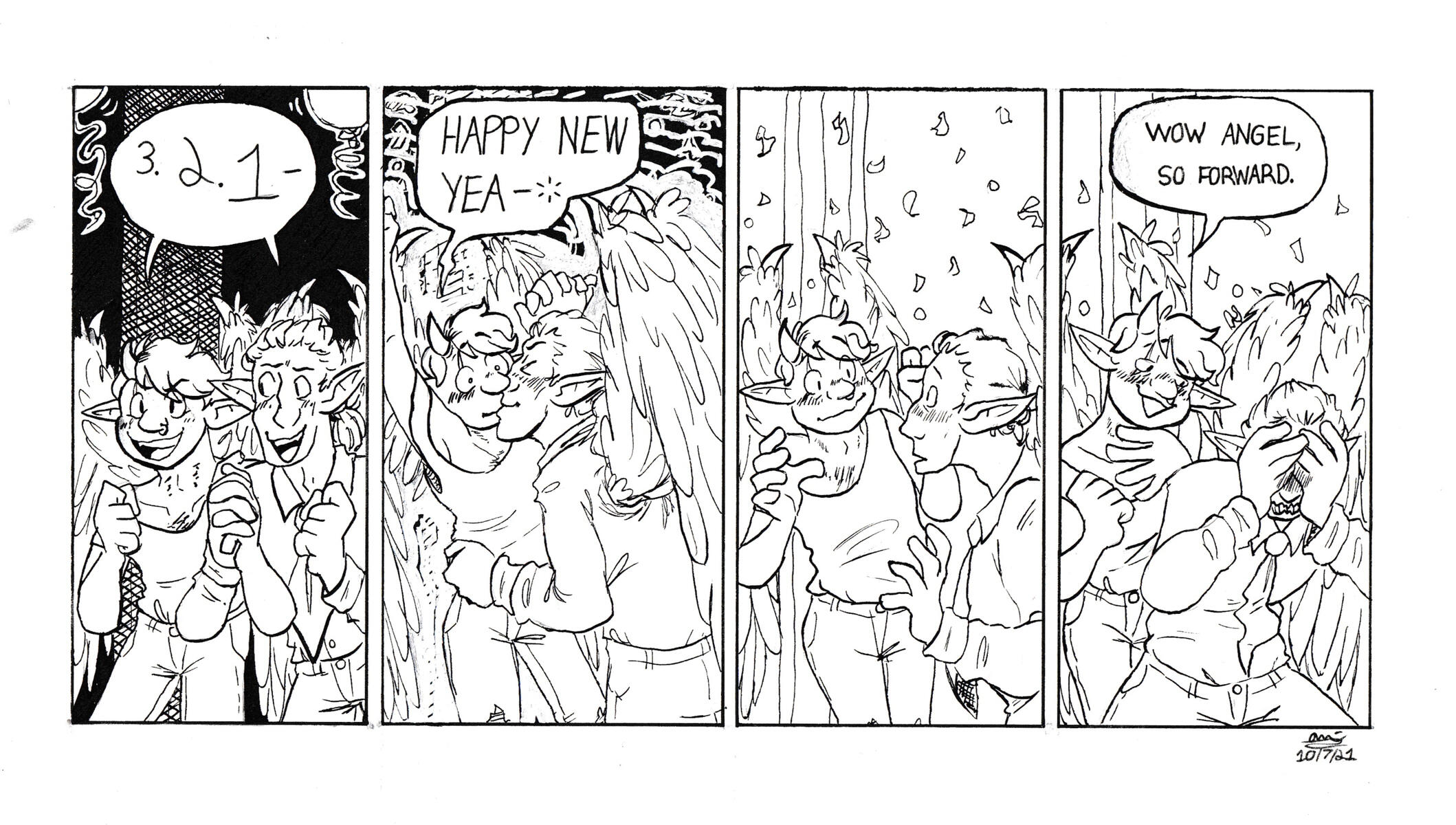 Coursework, 4 Panel Comic