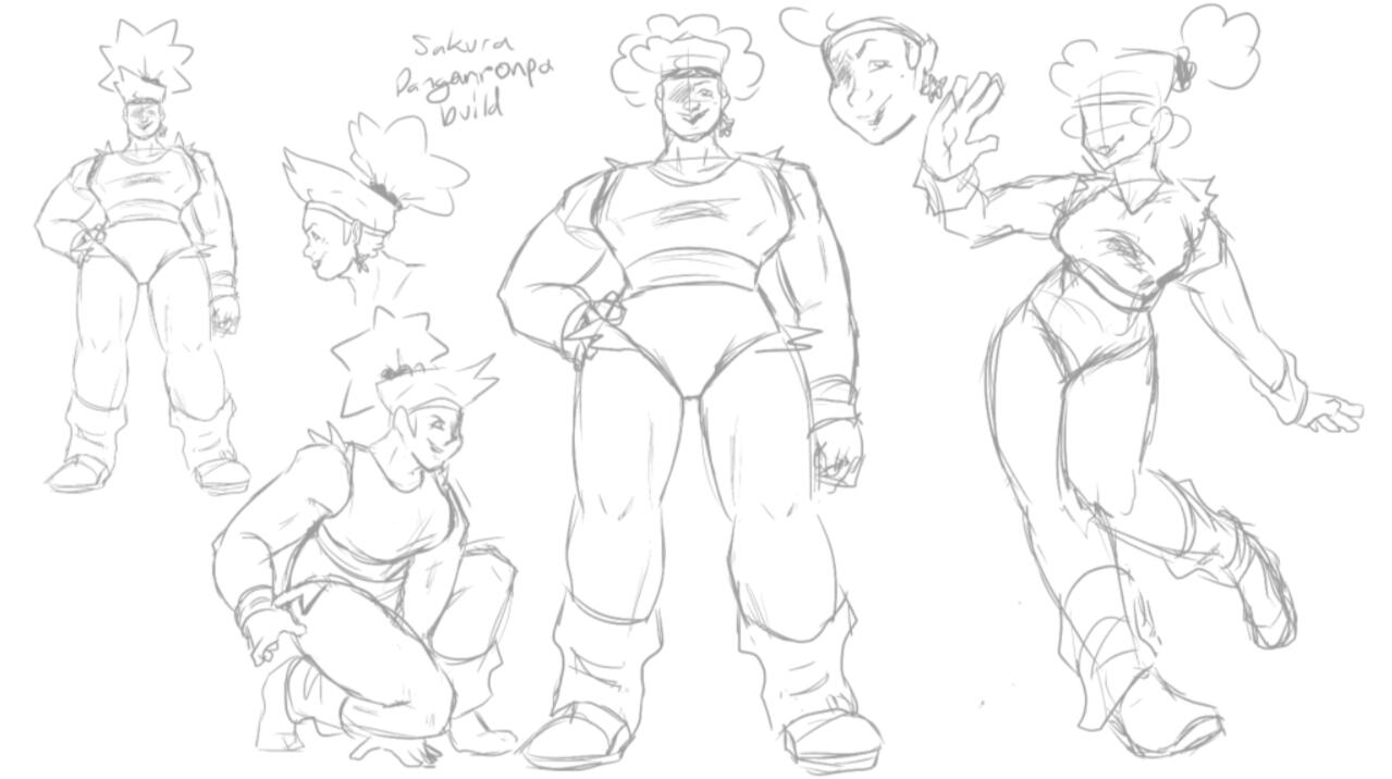 Concept Sketches of Jaqlinne (Cut Character)