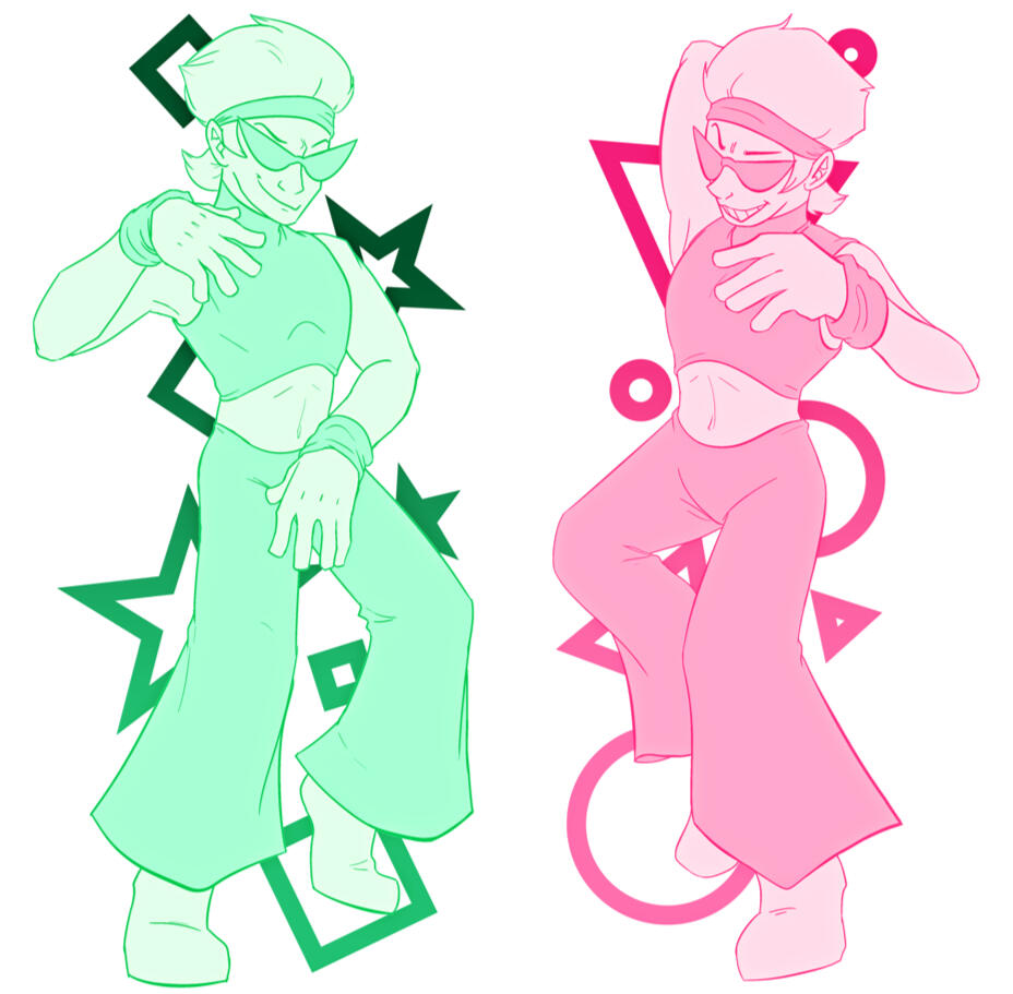 Dancin' Jacks Arcade Cabinet Art